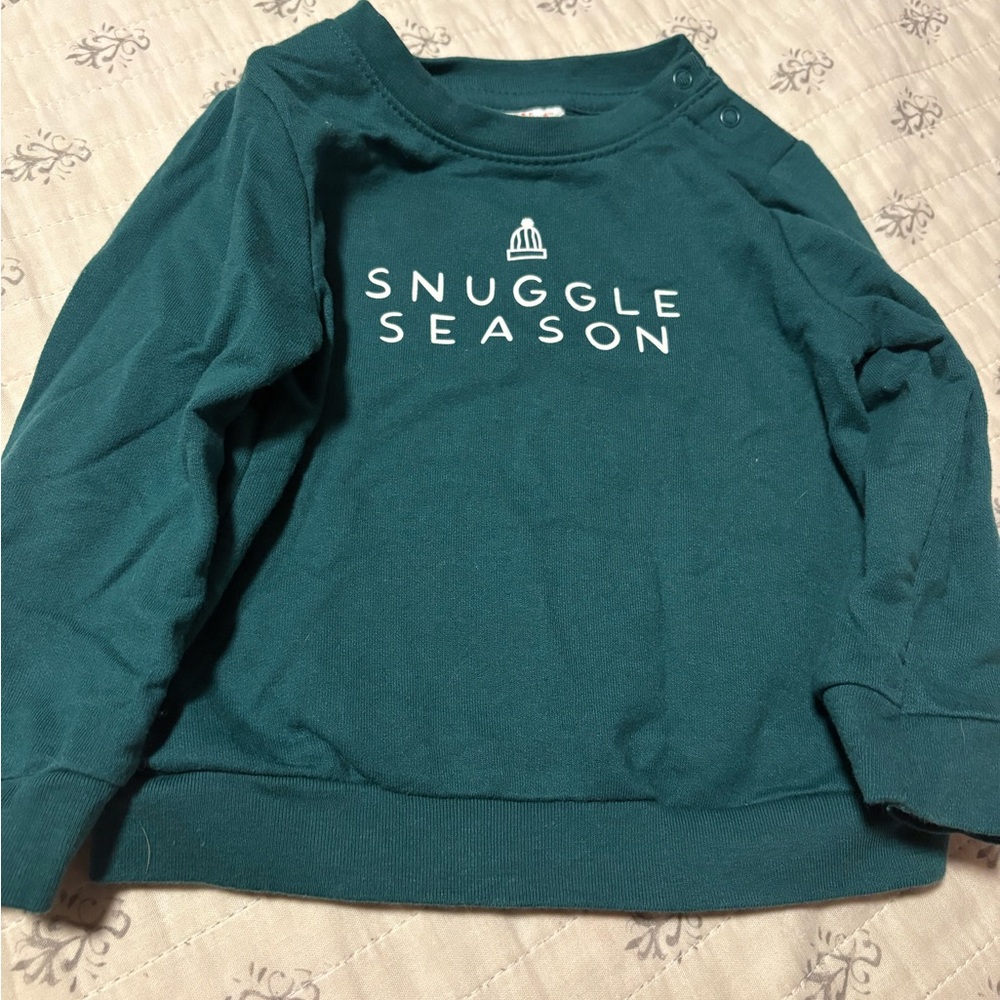 Teal Snuggle Season Sweatshirt